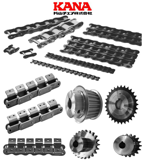 Japan KANA chain, sprocket, rack