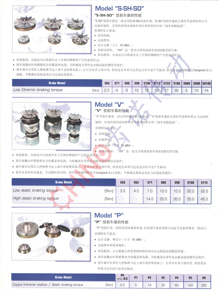 意大利Temporiti制动器 刹车器(图2)