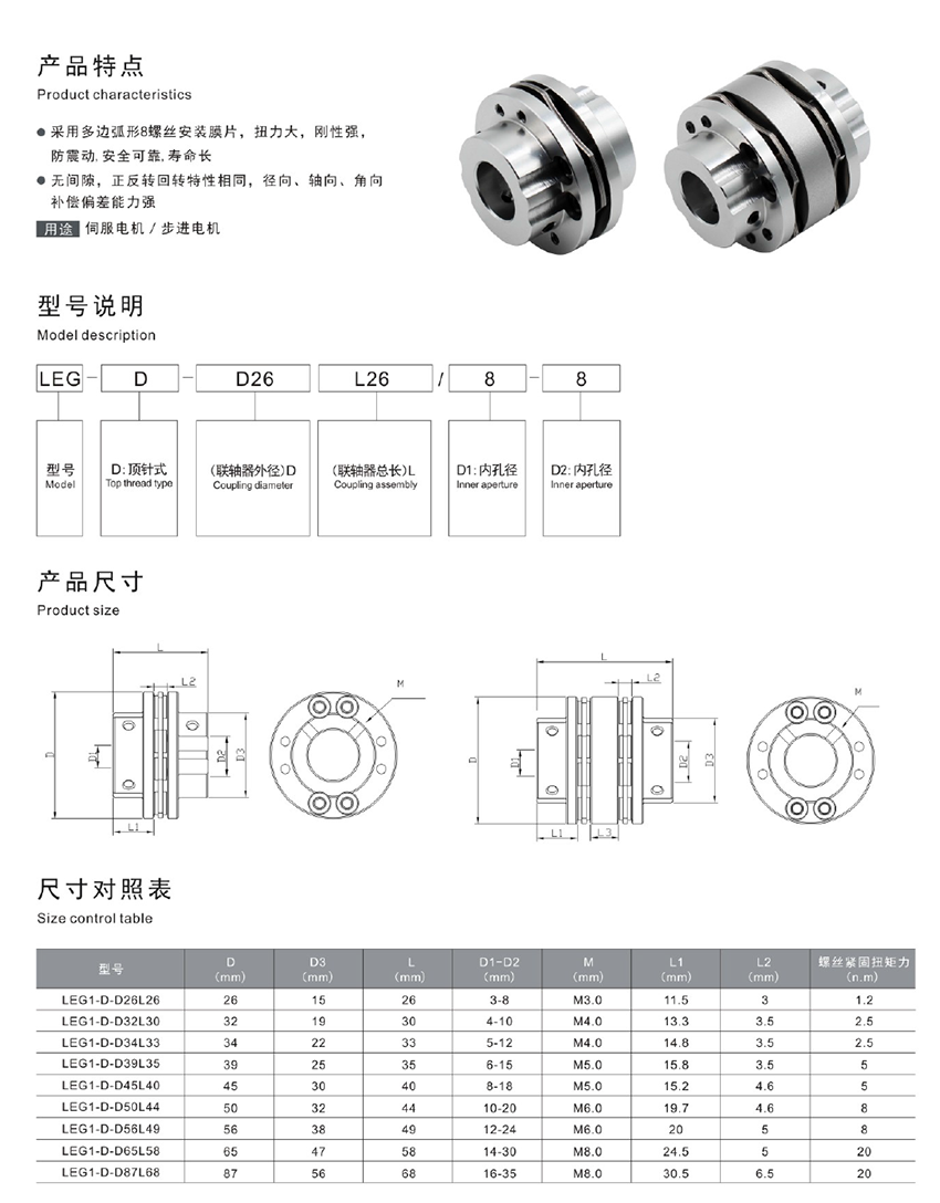 膜片联轴器，铝合金联轴器(图3)